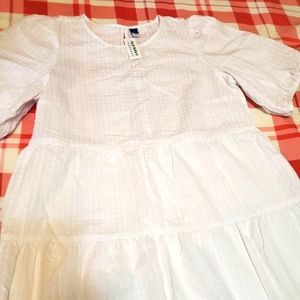 Cotton Bubble Sleeve Summer Dress